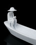 Still Waters Incense Holder – Minimalist Fisherman Boat Incense Burner | Handmade Zen Décor
