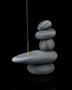 Zen Stone Incense Holder – Handmade 3D-Printed Minimalist Incense Burner