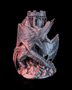 Handmade 3D-Printed Twin Fate Dragon Dice Tower – Tabletop RPG Centerpiece