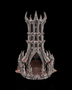 Handmade 3D-Printed Dark Fantasy Dice Tower for Tabletop RPGs