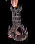 Handmade 3D-Printed Dark Fantasy Dice Tower for Tabletop RPGs