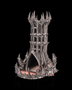 Handmade 3D-Printed Dark Fantasy Dice Tower for Tabletop RPGs