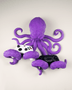Octopus Wall-Mounted Headphone & Controller Holder - Unique Wall-Mounted Gift for Gamers