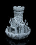 Mad Sorcerer Tower Dice Thrower: 3D-Printed Gothic RPG Accessory