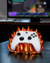 3D-Printed Flame-Shaped Controller Holder – Ignite Your Gaming Setup!