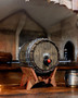 Oak Barrel Wine Bag Dispenser