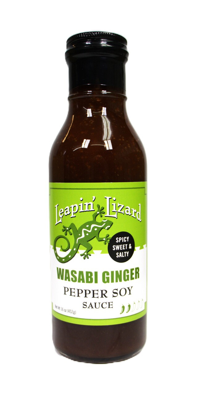 Leapin' Lizard Wasabi ~ Ginger Pepper Soy Sauce - Homemade by Dorothy
