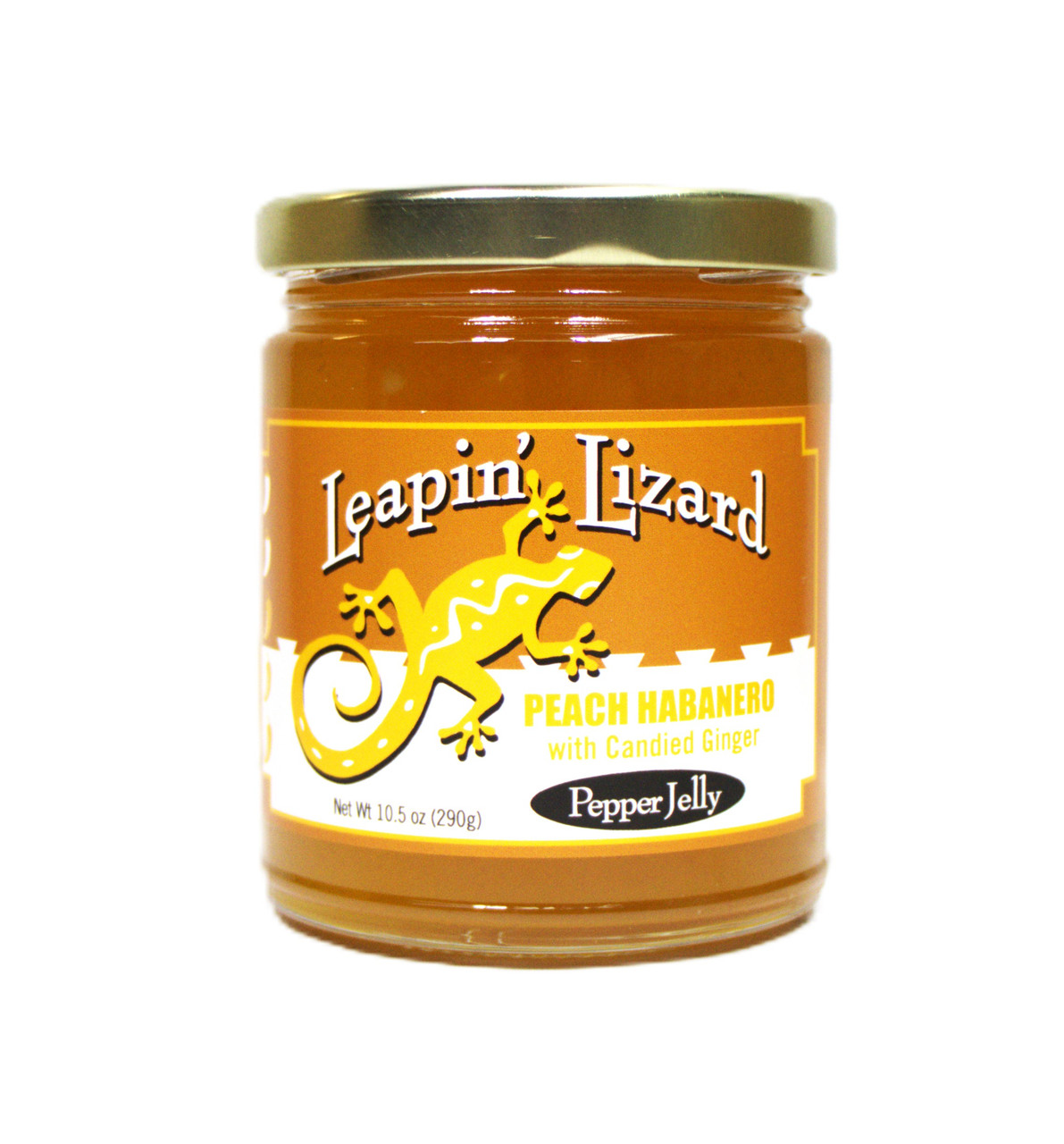 Leapin' Lizard Peach Habanero w/ Candied Ginger Pepper Jelly