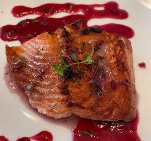 Huckleberry Thyme Glazed Trout or Salmon Recipe Huckleberry Thyme Glazed Trout or Salmon Recipe