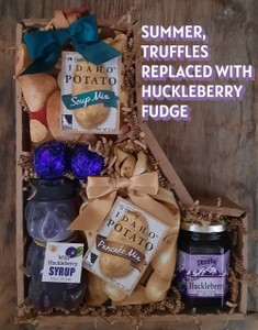 Idaho Potatoes W/ Huckleberry Syrup Bear Gift Box