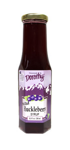 Razzleberry Syrup (Red Raspberries with Huckleberries) - Homemade