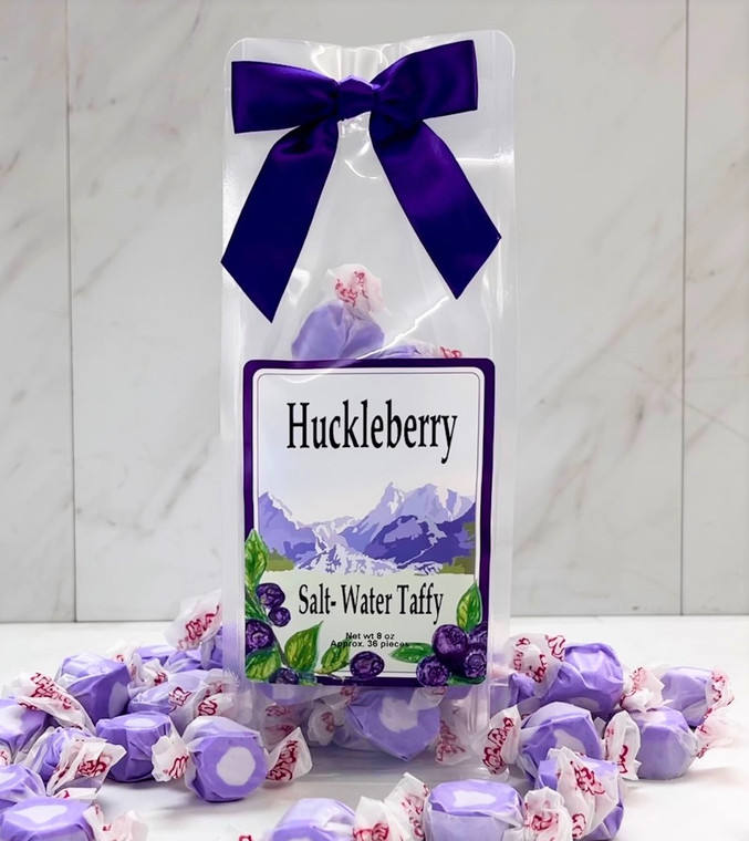 Huckleberry Salt Water Taffy 8 oz 