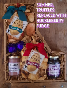 Idaho Potato Soup & Muffin Mixes W/ Huckleberry Honey & Jam Gift Box