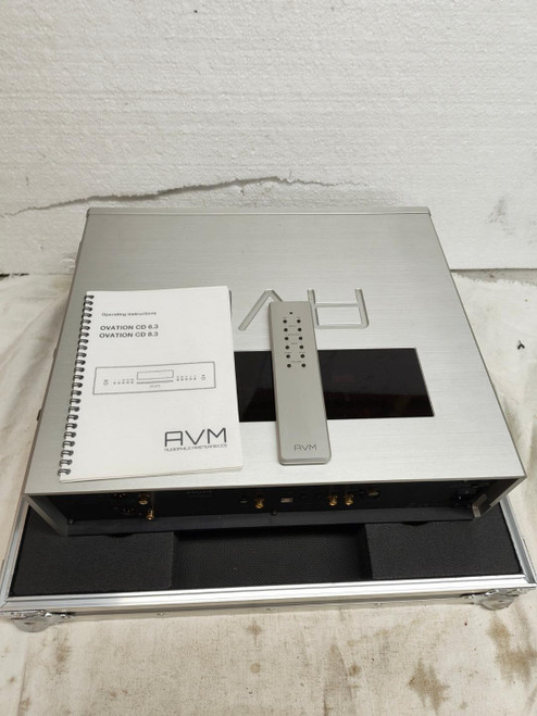 AVM Ovation CD 8.3 CD/Media Player with Remote & Flight Case