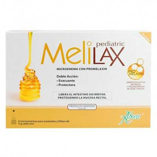 Aboca melilax pediátrico 6 microenemas x 5 g