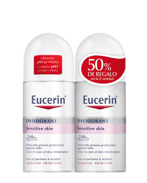 Desodorante duplo PH5 roll-on eucerin®