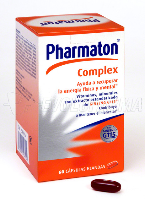 Pharmaton complex cápsulas 60 cápsulas blandas