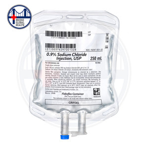 Grifols: 0.9% Sodium Chloride, 250mL for IV Drip (Single 250mL Bag)