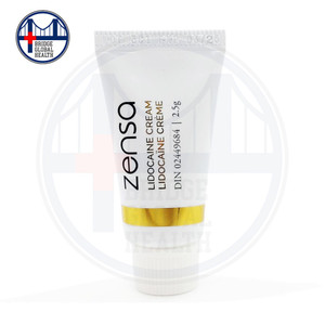 Alera Skincare by Zensa Lidocaine Cream, 2.5 g (Single 2.5g Tube)