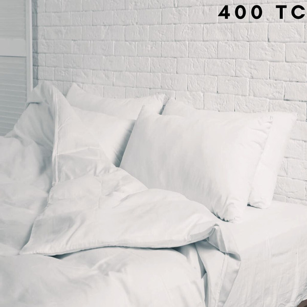 400 Thread Count 100% Cotton Sateen Flat Sheets