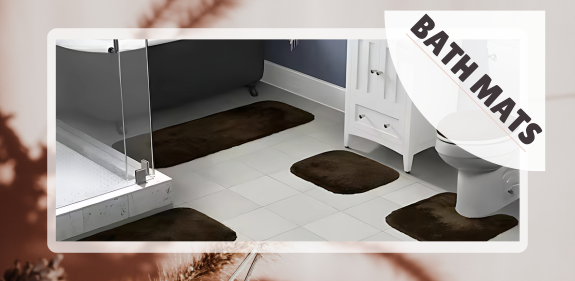 Soft and absorbent bath mats – non-slip, quick-drying bathroom mats for modern homes – The Sleek Company UK