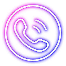 Neon Light Style, Call, Phone, Neon PNG ...