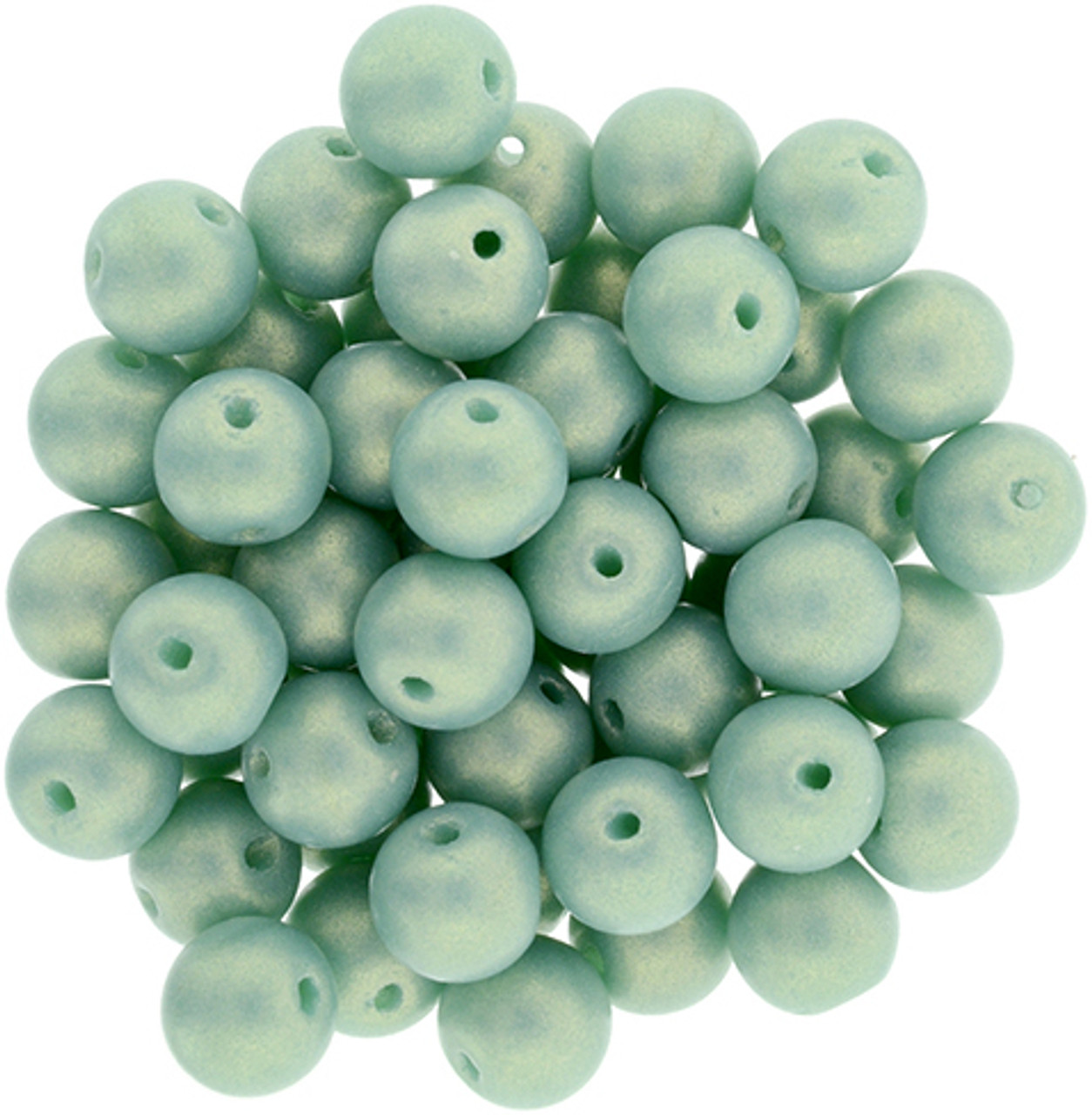 Top Drilled 6mm Sueded Rounds