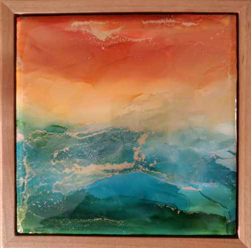 Warm Abstract Expressive Box