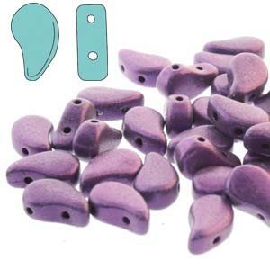 Paisley Duos - Metallic Suede Purple