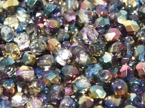 3mm Fire Polished - Crystal Sunny Magic Royal