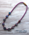 Sample - Flip-a-Coin Berry Sliperit Kumihimo Necklace