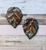 Ceramic Rustic Leaf Pendant (1) 
