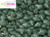 Spiky Button - Chalk White Teal Luster