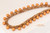 Sample - Kumihimo Matte Gold Drops Necklace