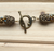 Sample - Kumihimo Matte Antique Brass Drops Necklace