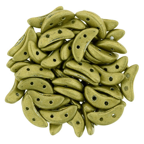 Crescent - Saturated Metallic Brassy Yellow/Green