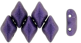Gem Duo - Metallic Suede Purple