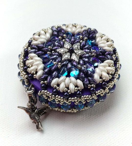 Covered Tape Measure - GD Peacock/Cymbal