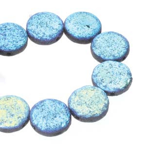 Coins 14mm 2H - Etched Jet Full AB