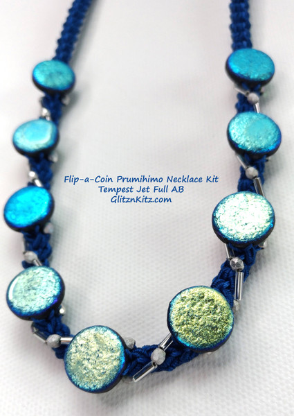 Flip-a-Coin Prumihimo Necklace Kit