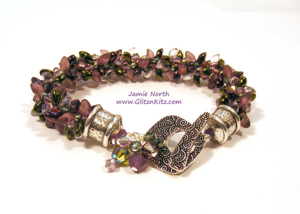 Sample - Bead-It-Up Iris Kumihimo Bracelet