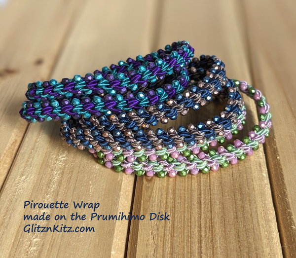 Pirouette Wrap - Prumihimo Bracelet Kit