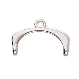 Cymbal - Fres II Sz 11 Bead Ending Ant Silver Plate