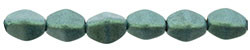 Pinch Beads - Metallic Suede Lt Green (50 pcs)