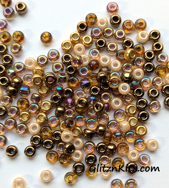 Camembert - Sz 8 Seed Bead Mix