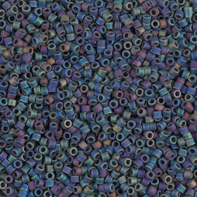 Delica 11/0 - Matte Opaque Gray AB (871)