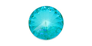 Prestige 1122 - 12mm Rivoli Crystal Laguna DeLite