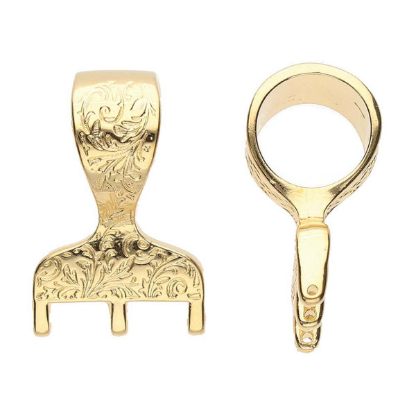 Cymbal - Lygia III - Sz 8 Bail 24K Gold Plate