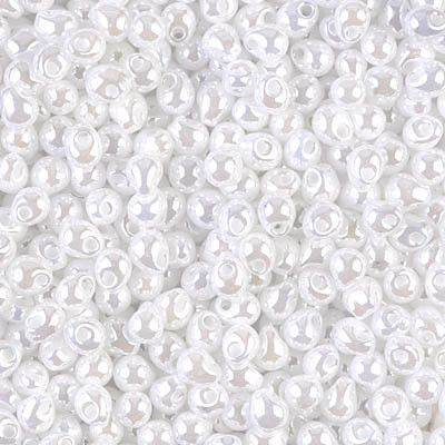 Drops 3.4mm - White Pearl