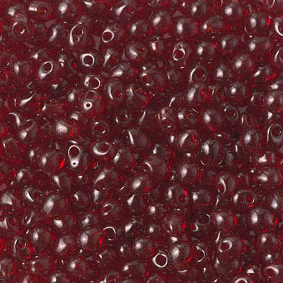 Drops 3.4mm - Garnet Gold Luster